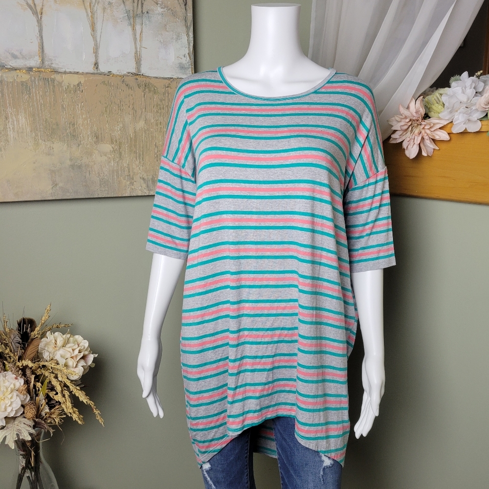 NWT Lularoe Striped Irma Tunic Top - Picture 2 of 11